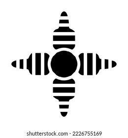 Icono de brújula. Símbolo de fondo de afiches de camping de estilo sencillo. Elemento de diseño del logotipo de la marca de viajes de camping de brújula. Impresión de camisetas de brújula. Vector para pegatinas.