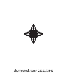Compass icon. Simple style travel agency big sale poster background symbol. Compass logo design element. Compass t-shirt printing. Vector for sticker.