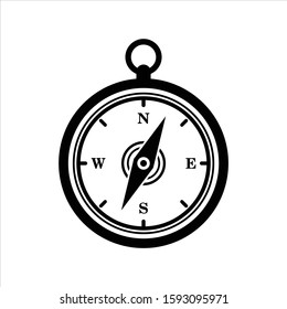 Compass icon. Simple of compass vector icons for web design isolated on white background.