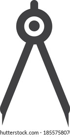 Compass Icon simple vector illustration