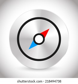 Compass icon, compass symbol