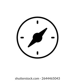 Compass icon symbol for apps and websites. arrow compass icon sign and symbol