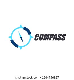 compass icon symbol logo template. outdoor adventure compass logo