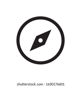 Compass icon symbol. Navigation icon vector illustration