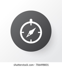 Compass Icon Symbol. Premium Quality Isolated Guide Element In Trendy Style.