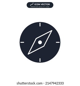 compass icon symbol template for graphic and web design collection logo vector illustration