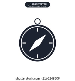 compass icon symbol template for graphic and web design collection logo vector illustration