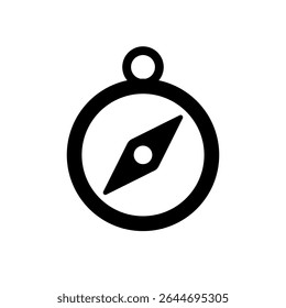 Compass icon. Compass symbol vector