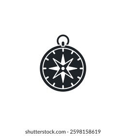 Compass icon symbol vector illustration isolated on white background