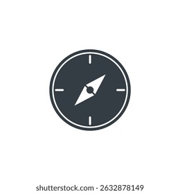 Compass icon symbol vector illustration isolated on white background