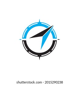 Compass icon and symbol vector template