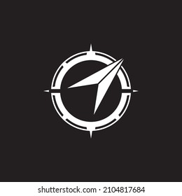 Compass icon and symbol vector template