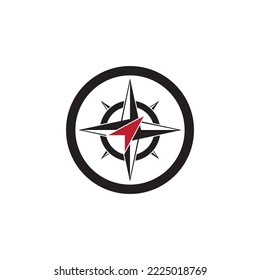 Compass icon and symbol vector template