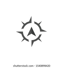 Compass icon Template vector icon illustration design