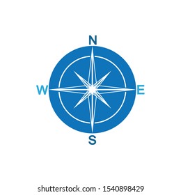 Compass icon Template vector icon illustration design