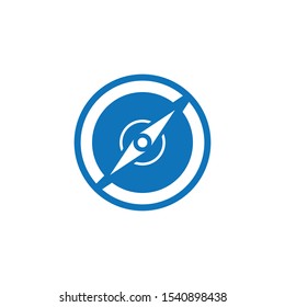 Compass icon Template vector icon illustration design