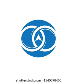 Compass icon Template vector icon illustration design