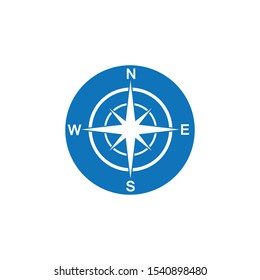 Compass icon Template vector icon illustration design
