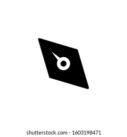 Compass icon template. Vector illustration 
