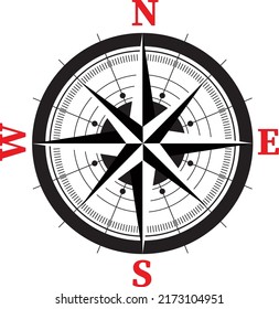 compass icon. this icon create for specially t-shirt and other Space.