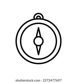 compass icon, travel vector, map illustration
