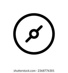 Compass icon in trendy flat style isolated on white background. Compass silhouette symbol for your website design, logo, app, UI. Vector illustration, EPS10.