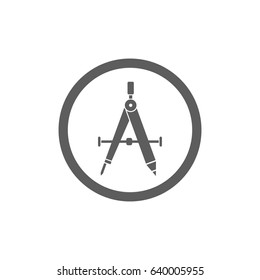 Compass Icon in trendy flat style isolated on white background. Award symbol for your web site design, logo, app, UI. Vector illustration, EPS10.