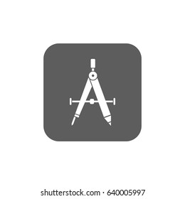 Compass Icon in trendy flat style isolated on white background. Award symbol for your web site design, logo, app, UI. Vector illustration, EPS10.
