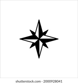 Compass Icon In Trendy Style Isolated on white Background. color editable. eps 10