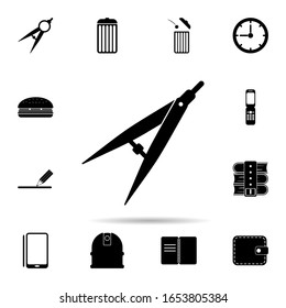 compass icon. Universal set of university life for website design and development, app development