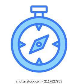 compass Icon. User interface Vector Illustration, As a Simple Vector Sign and Trendy Symbol in Line Art Style, for Design and Websites, or Mobile Apps,