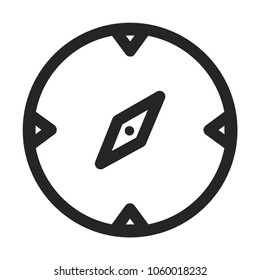 Compass icon vector