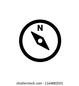 compass icon vector