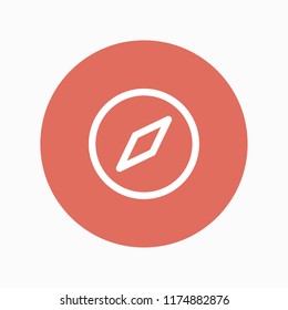 compass icon vector