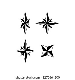 compass icon vector