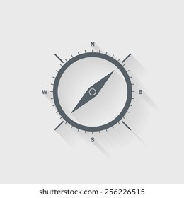 Compass icon - Vector