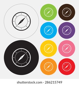 Compass icon - Vector