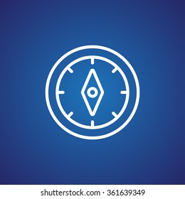 Compass icon vector