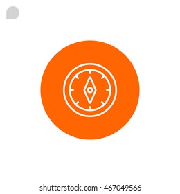 Compass icon vector