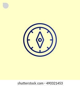 Compass icon vector