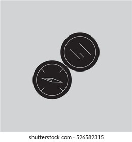 compass icon vector