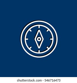 Compass icon vector