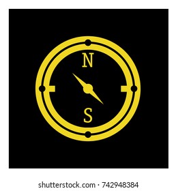 compass icon vector