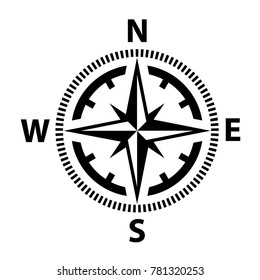 compass icon vector