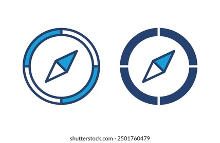 Compass icon vector. arrow compass icon vector