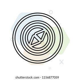 Compass icon vector can be used as png, Compass