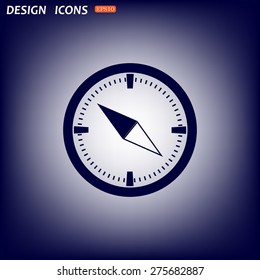 Compass . icon. vector design