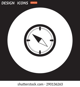 Compass . icon. vector design