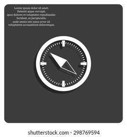 Compass icon. vector design