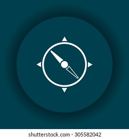 Compass. icon. vector design